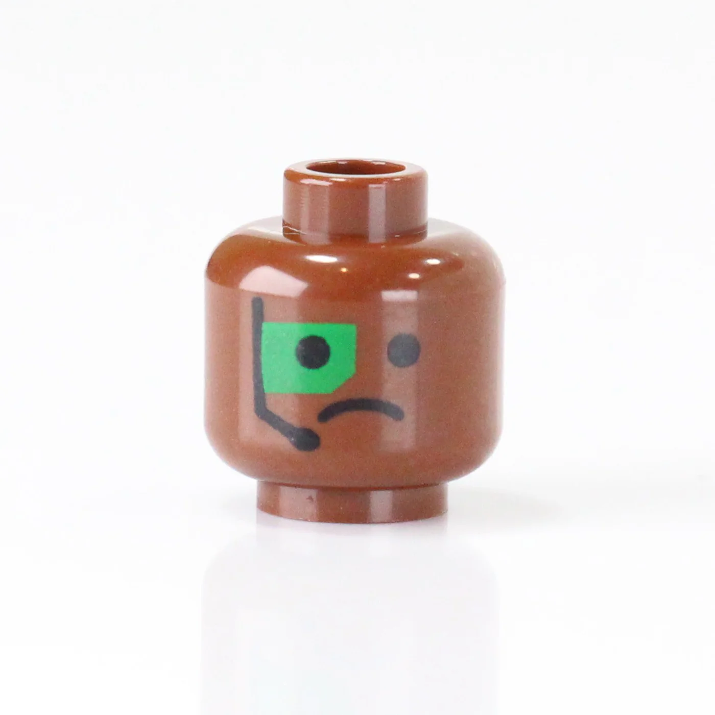 Green Marine Head (Frown) - Image 2