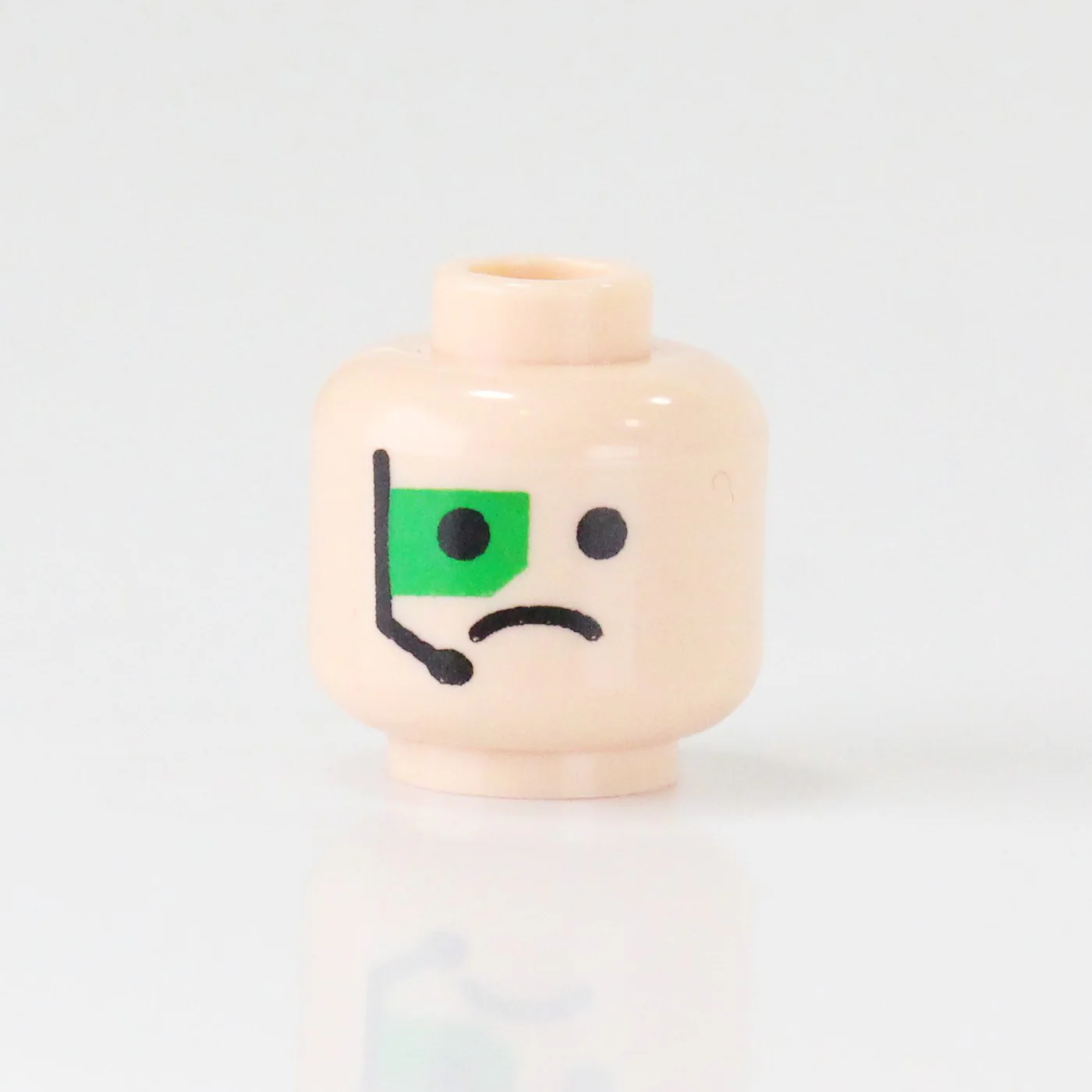 Green Marine Head (Frown) - Image 3