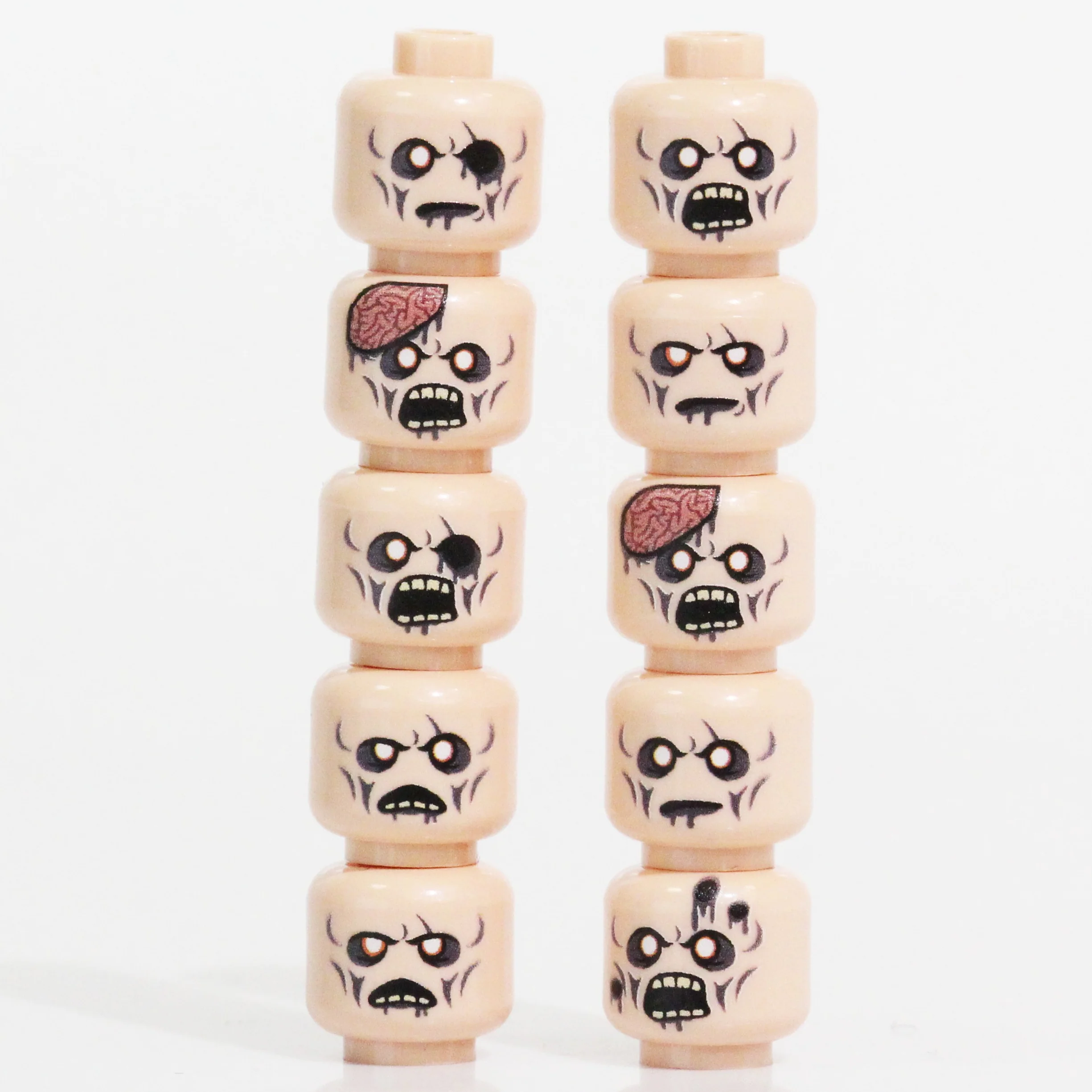 Light Nougat Zombie Head Pack